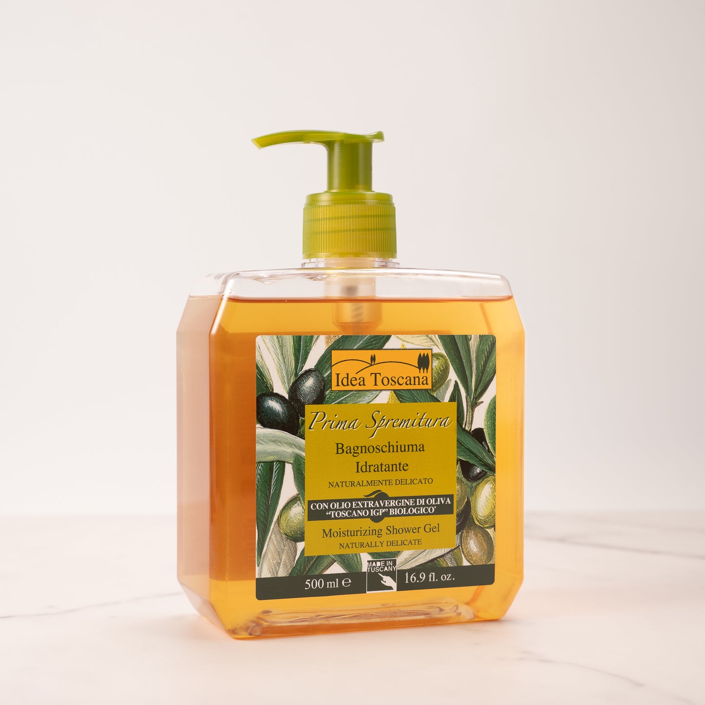 Bagnoschiuma Idratante Prima Spremitura 500ml - Idea Toscana