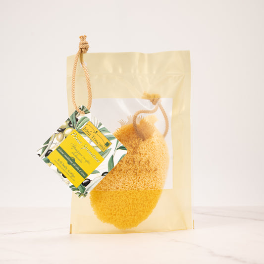 Delicate body sponge with olive oil - Idea Toscana