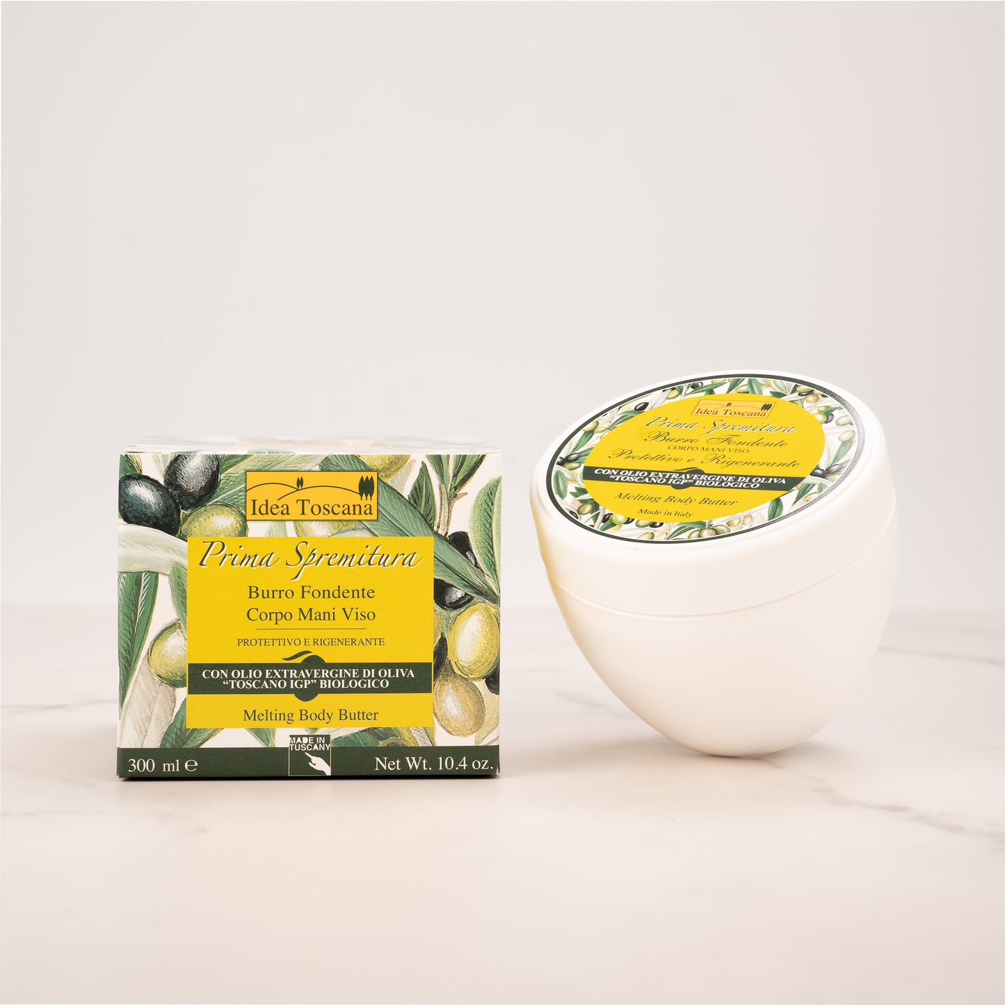 Burro Fondente Corpo Mani Viso Prima Spremitura 300 ml- Idea Toscana