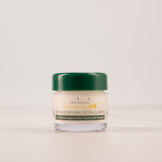 Crema Contorno Occhi e Labbra Prima Spremitura Bio 15ml - Idea Toscana