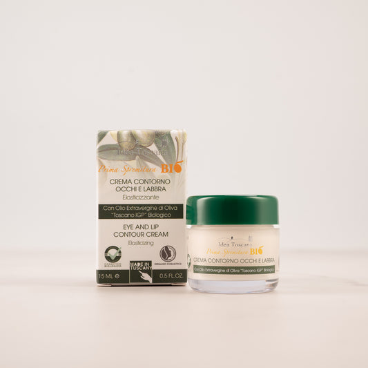 Crema Contorno Occhi e Labbra Prima Spremitura Bio 15ml - Idea Toscana