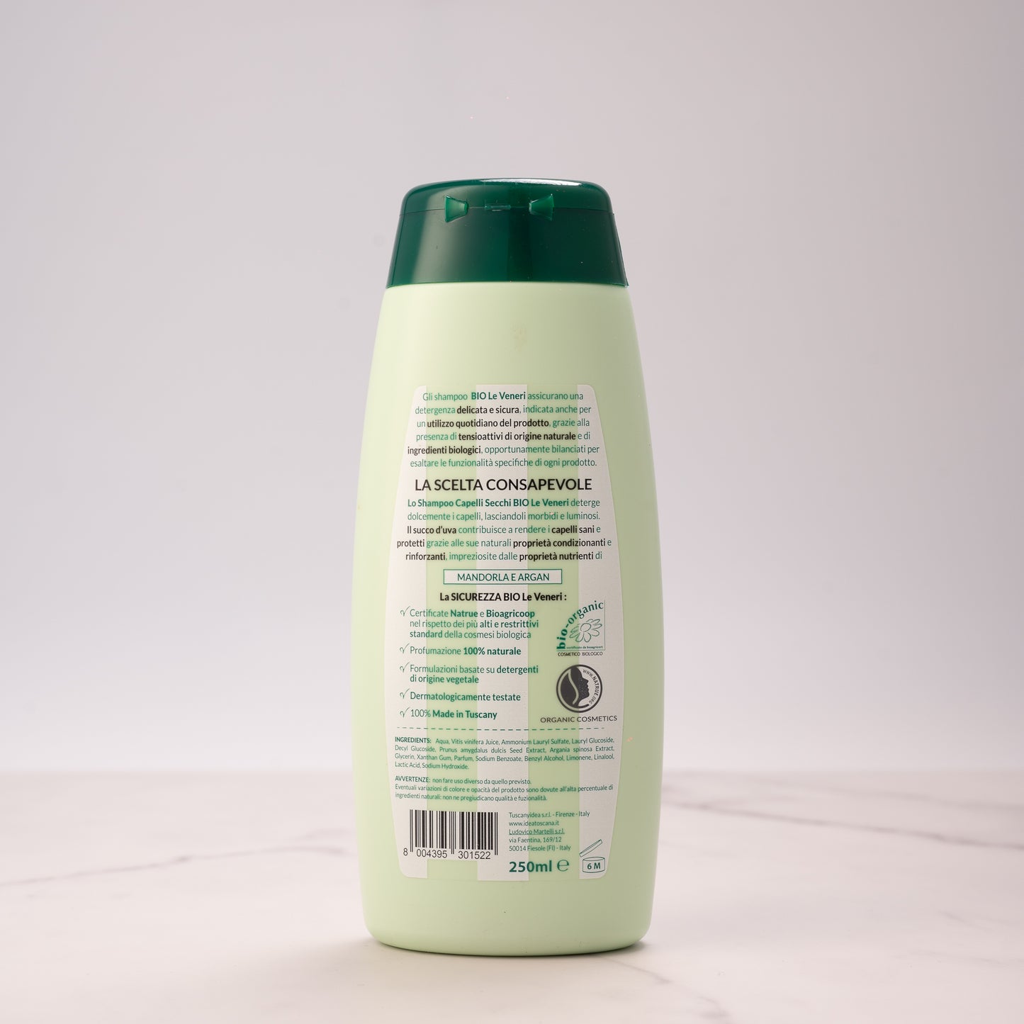Le Veneri Organic Bio-Shampoo für trockenes Haar – Idea Toscana