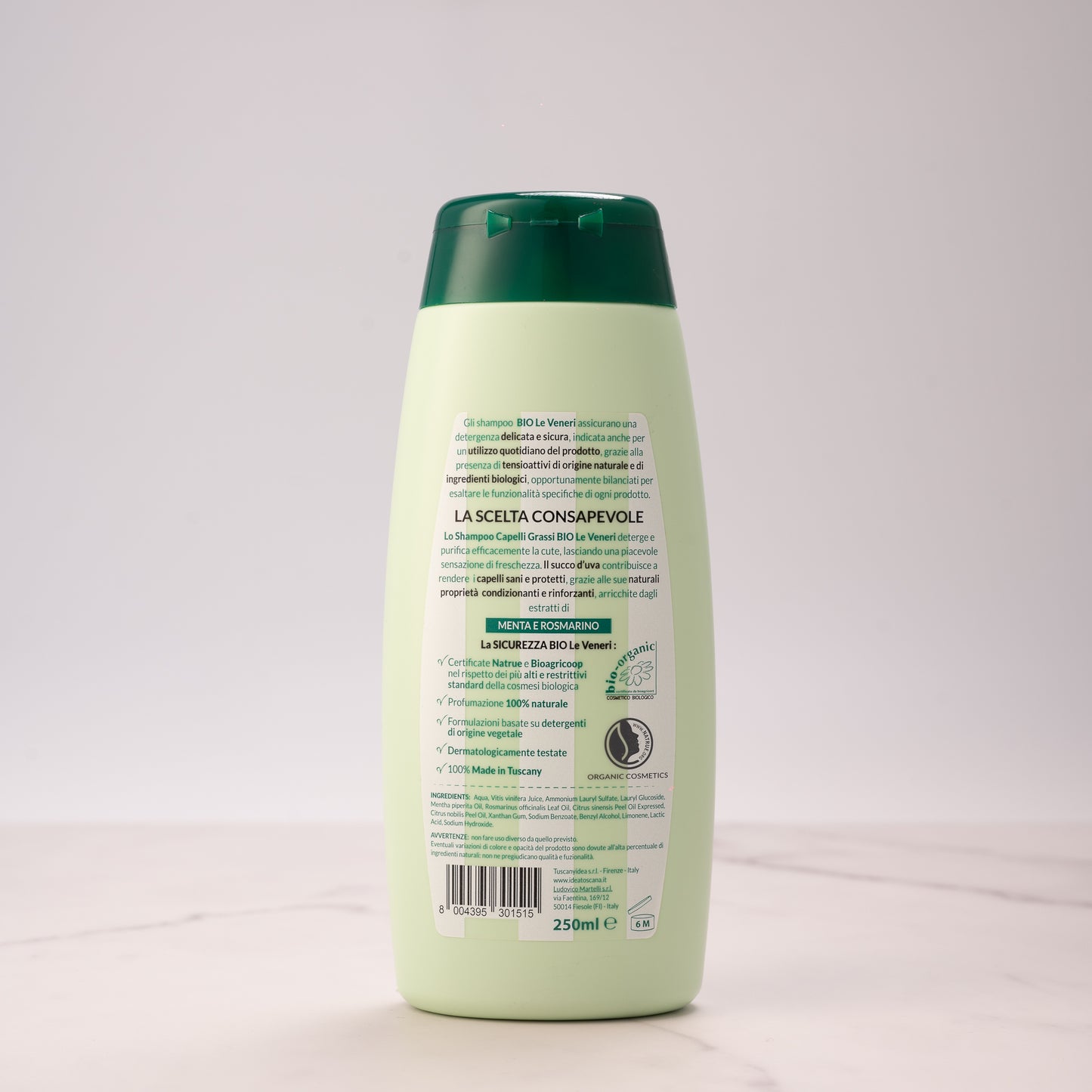 Shampoo Biologico Capelli Grassi Bio Le Veneri - Idea Toscana