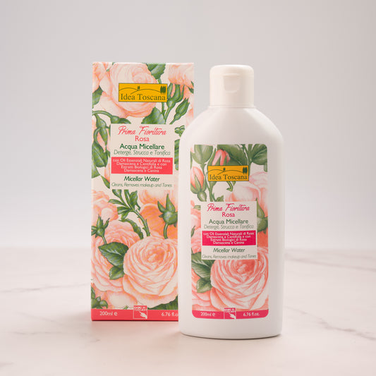 Prima Fioritura Rose micellar water 200ml - Idea Toscana