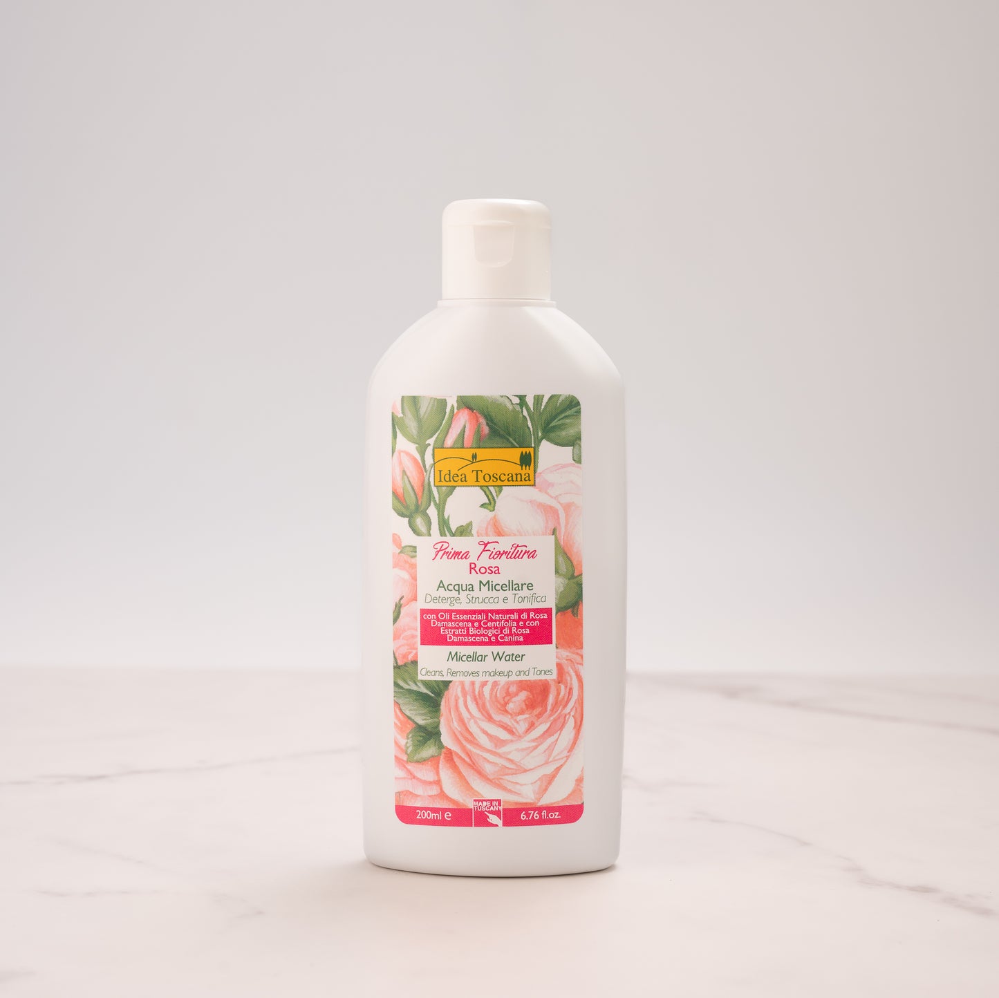 Acqua micellare rosa Prima Fioritura 200ml - Idea Toscana