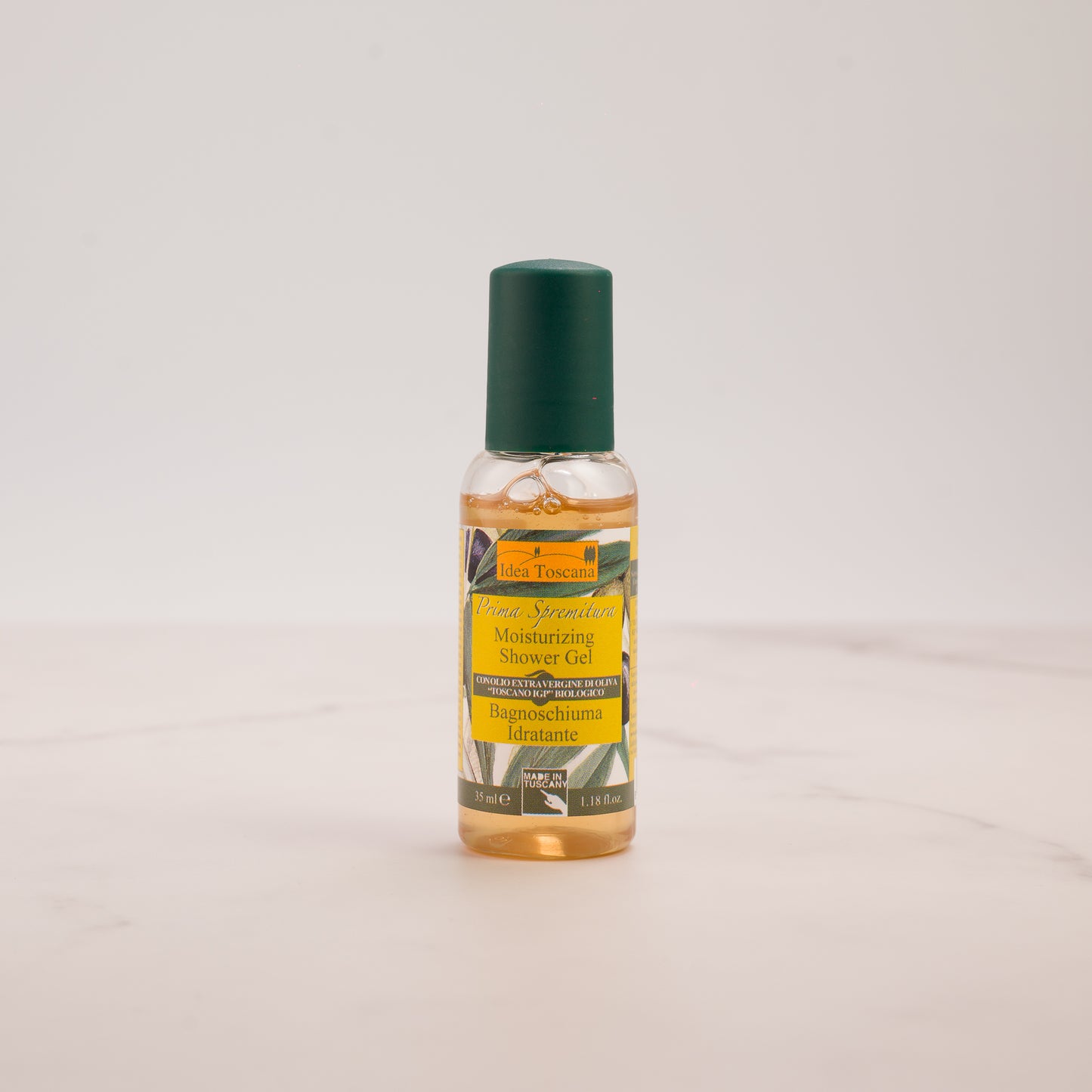 Bagnoschiuma Idratante Prima Spremitura 35ml - Idea Toscana