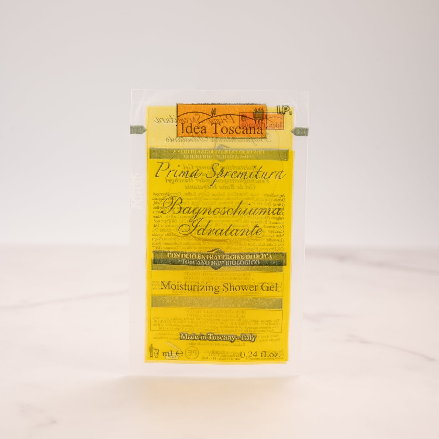 Prima Spremitura Sachet Moisturizing Shower Gel 7ml - Idea Toscana