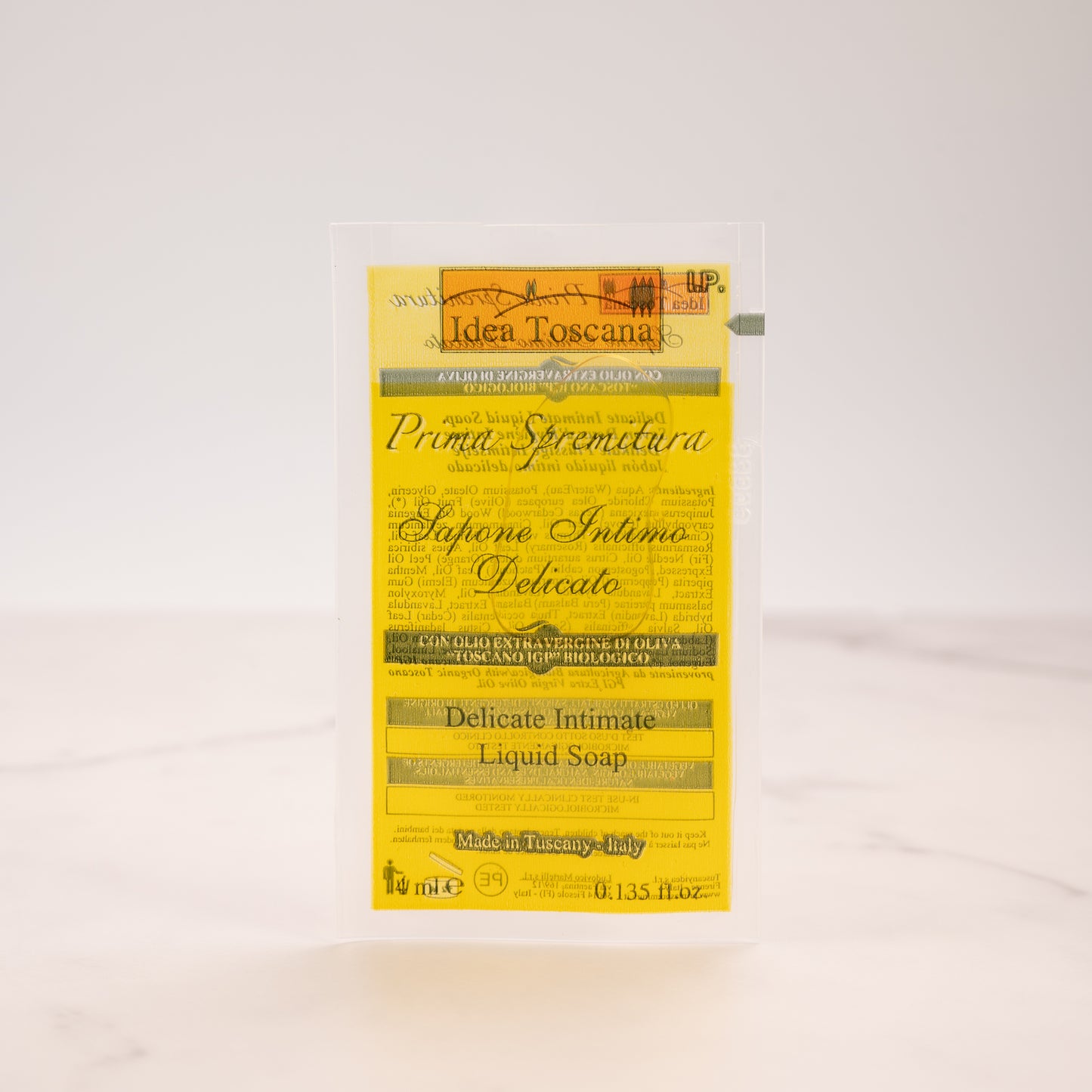 Intimate Delicate Soap Prima Spremitura Sachet 4ml - Idea Toscana
