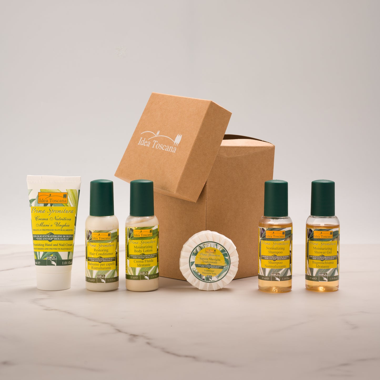 Confezione regalo raffinato prodotti mini-size - Idea Toscana