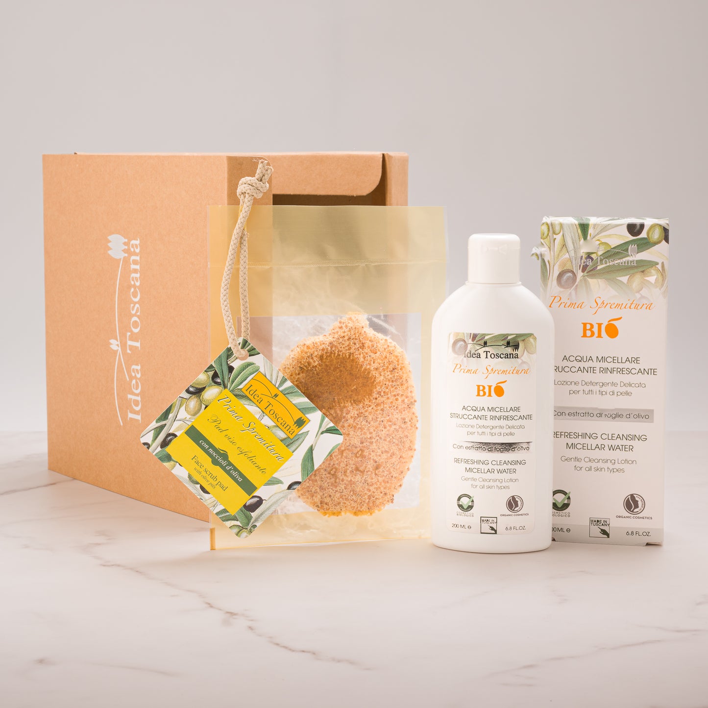 Confezione regalo rigenerante viso Bio - Idea Toscana