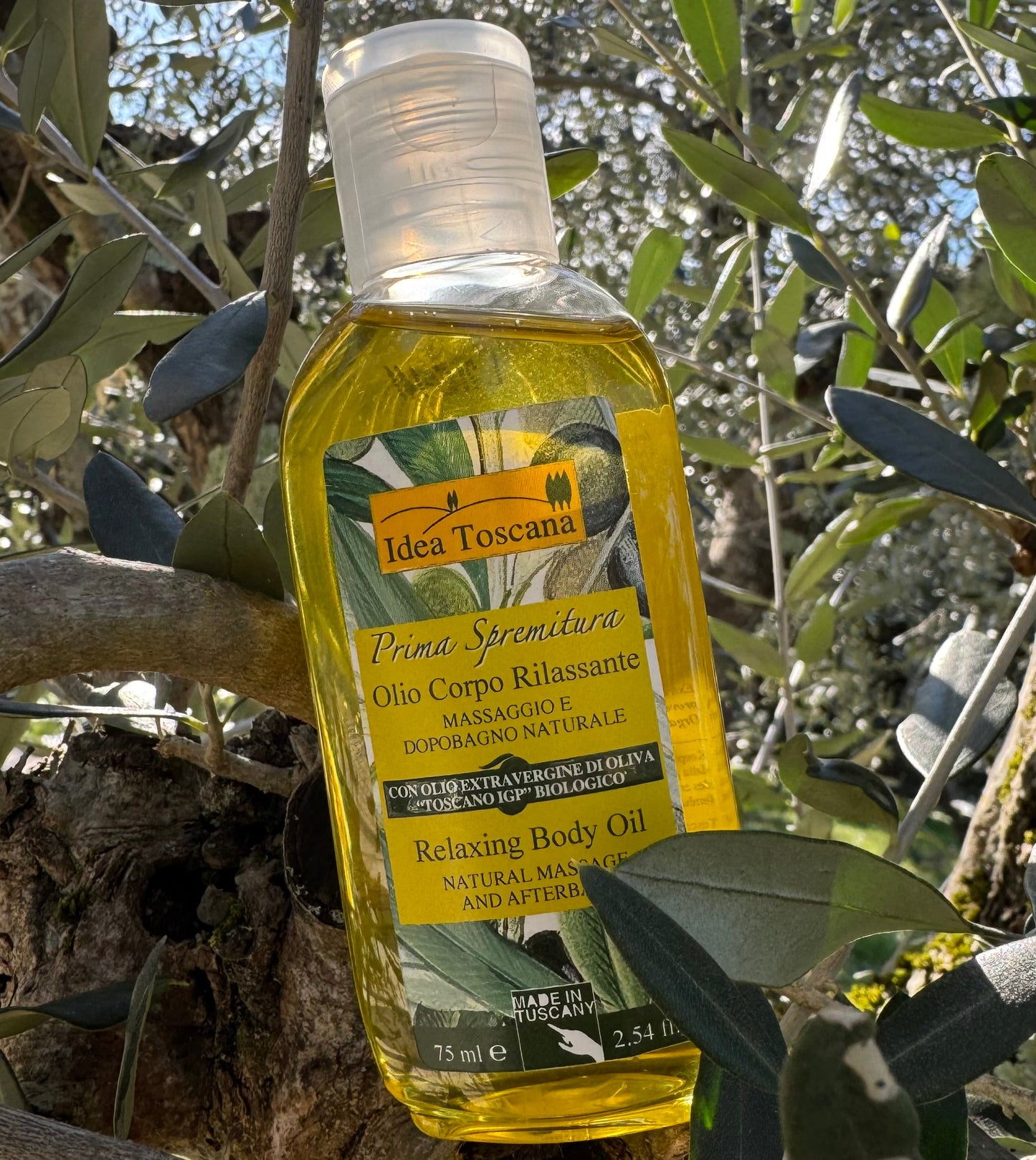 Relaxing Body Oil Prima Spremitura - Idea Toscana