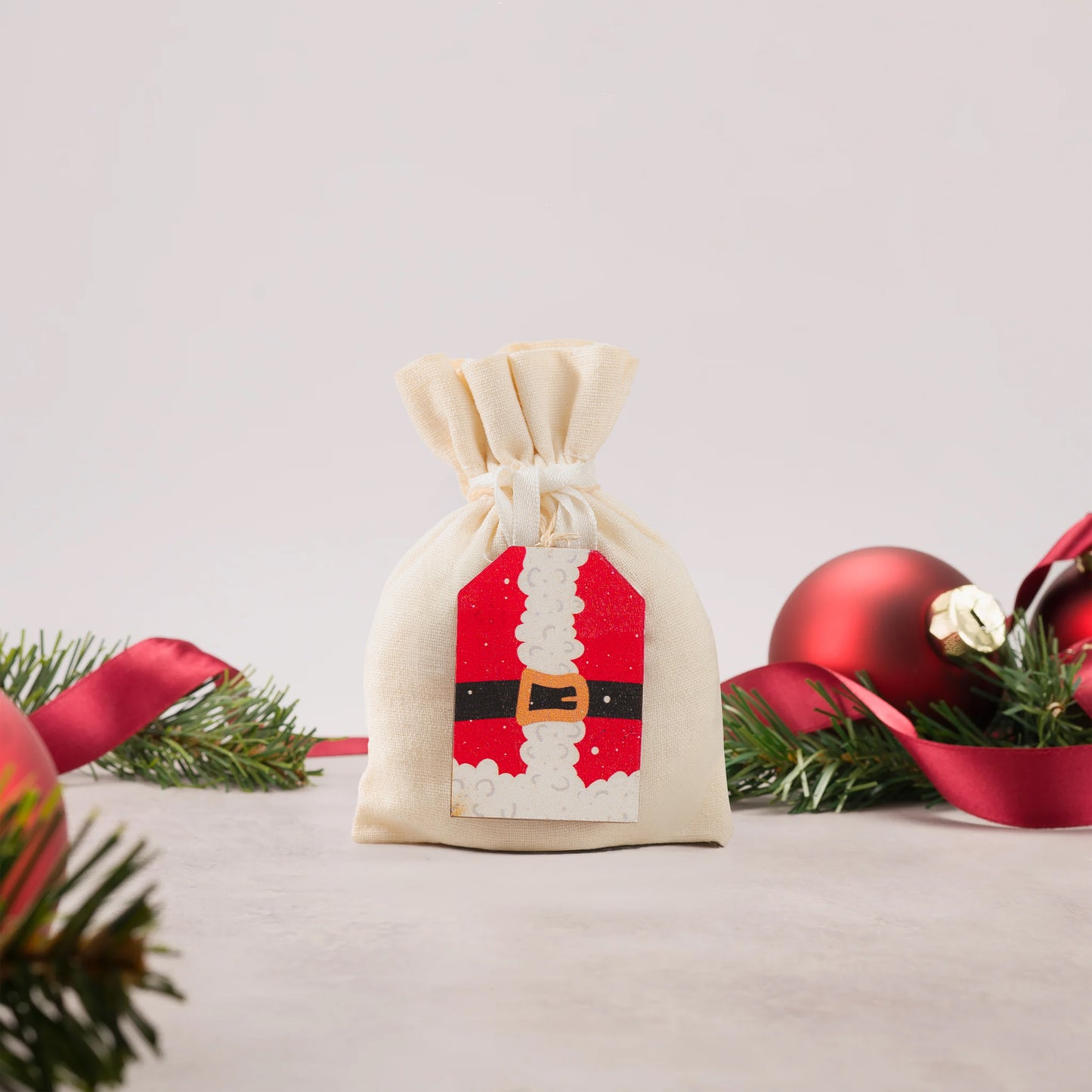 Weihnachtsmanns Süßigkeitenbeutel