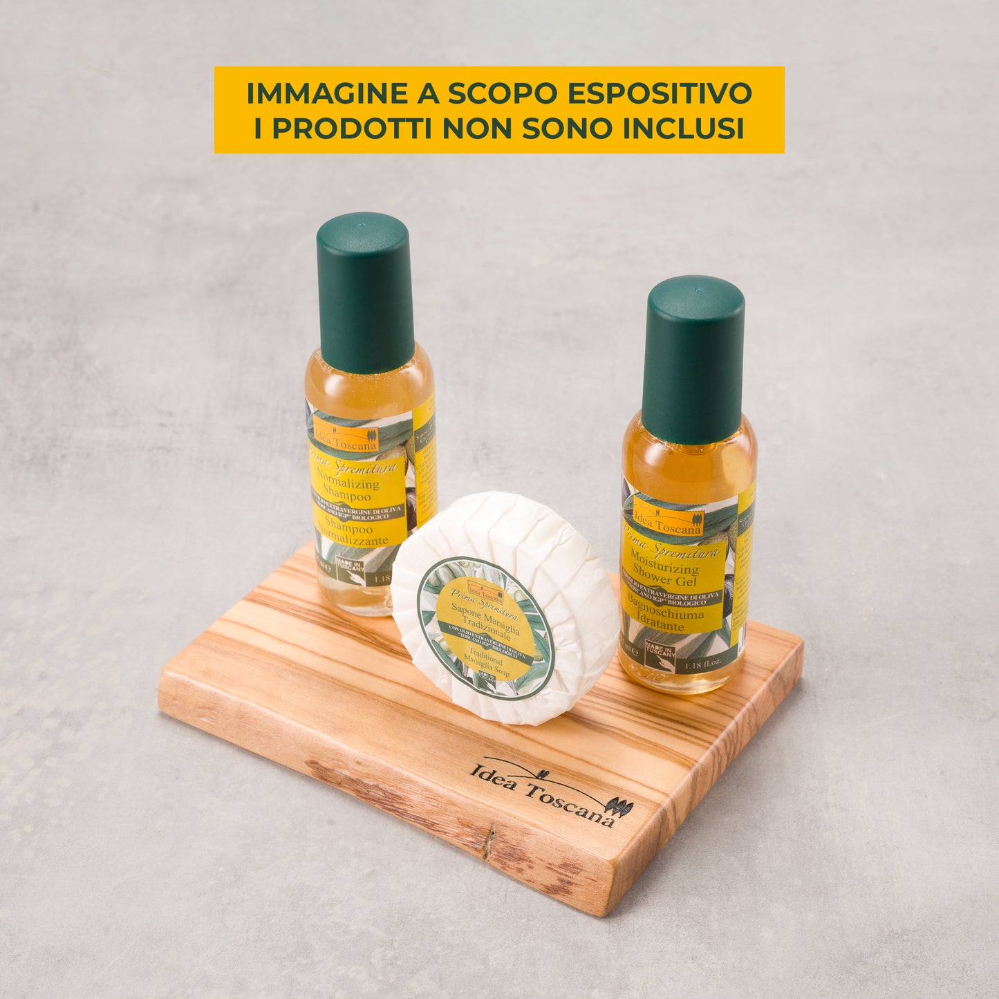Olive Wood Base for COURTESY KIT - Idea Toscana