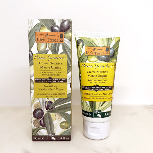 Crema nutritiva mani e unghie Prima Spremitura 100ml - Idea Toscana