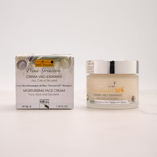 Crema Viso Idratante Prima Spremitura 50ml - Idea Toscana