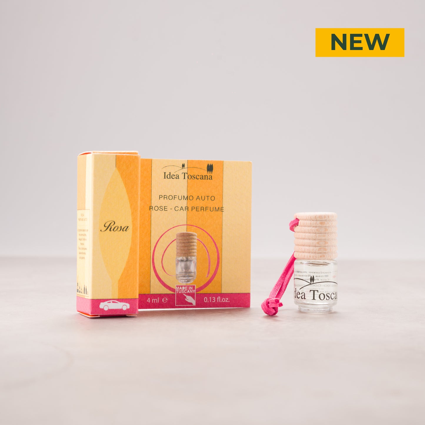Profumatore Auto ROSA 4 ml - Idea Toscana