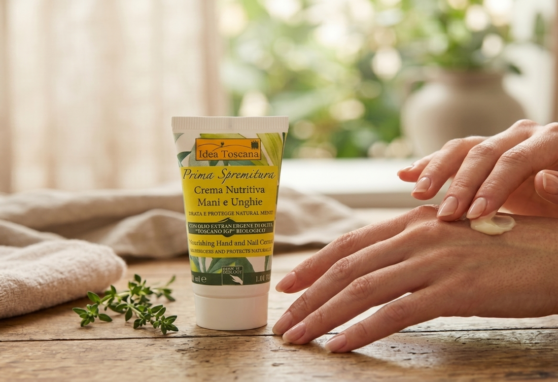 Idratazione attraverso la crema mani e unghie prima spremitura