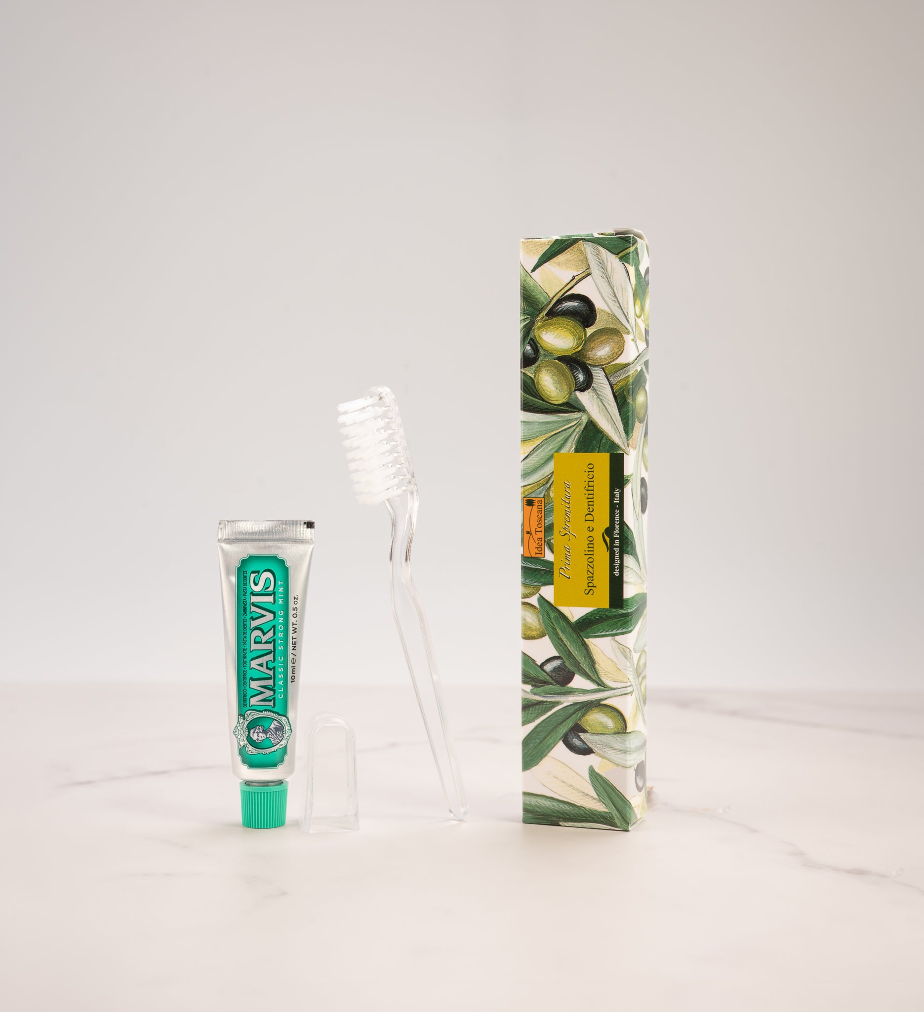 Set Denti Omnia Con Spazzolino E Dentifricio Con Aloe Vera