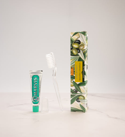 Mundhygieneset Marvis Zahnpasta und Zahnbürste - Idea Toscana