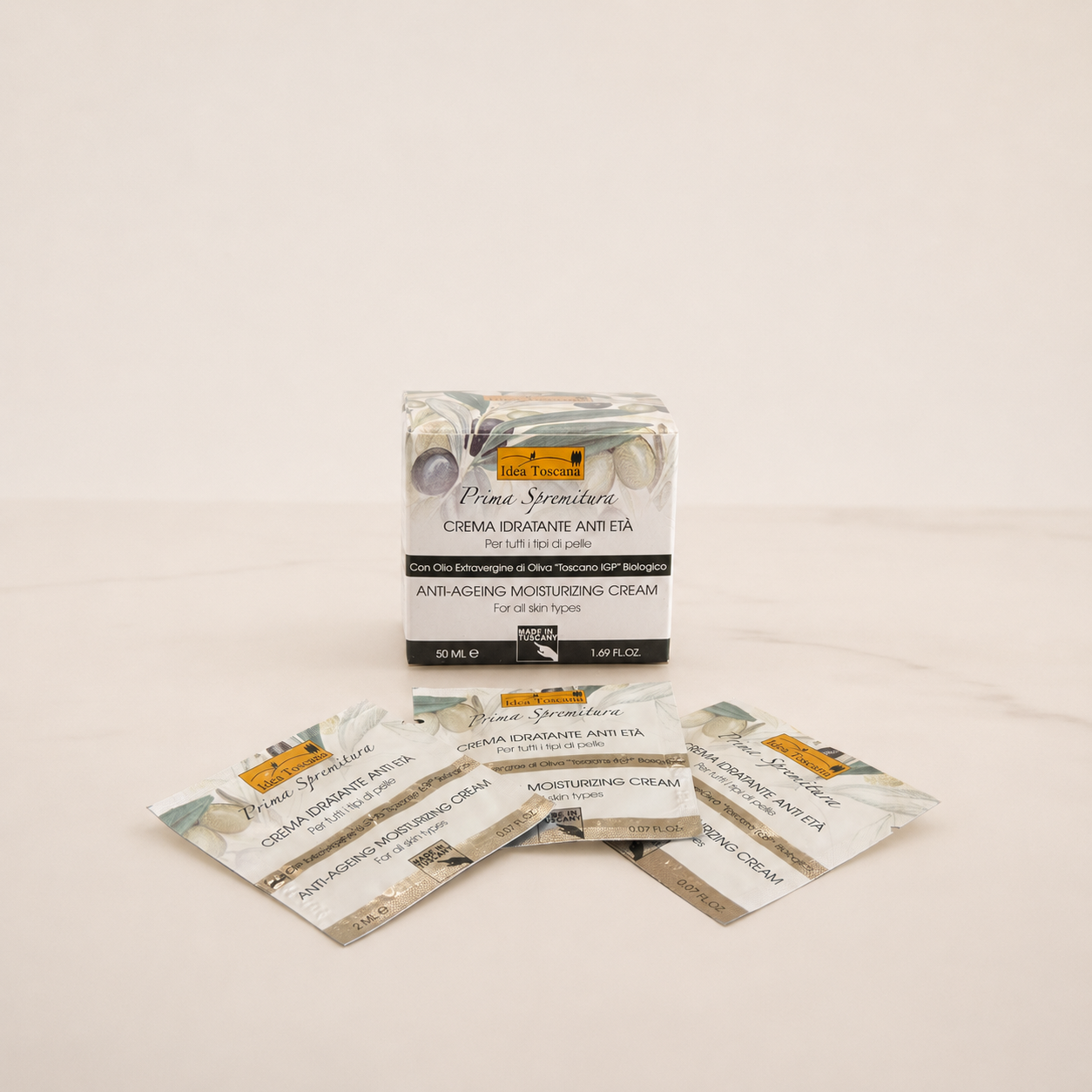 Anti-Age Feuchtigkeitscreme First Squeeze 50ml - Idea Toscana 