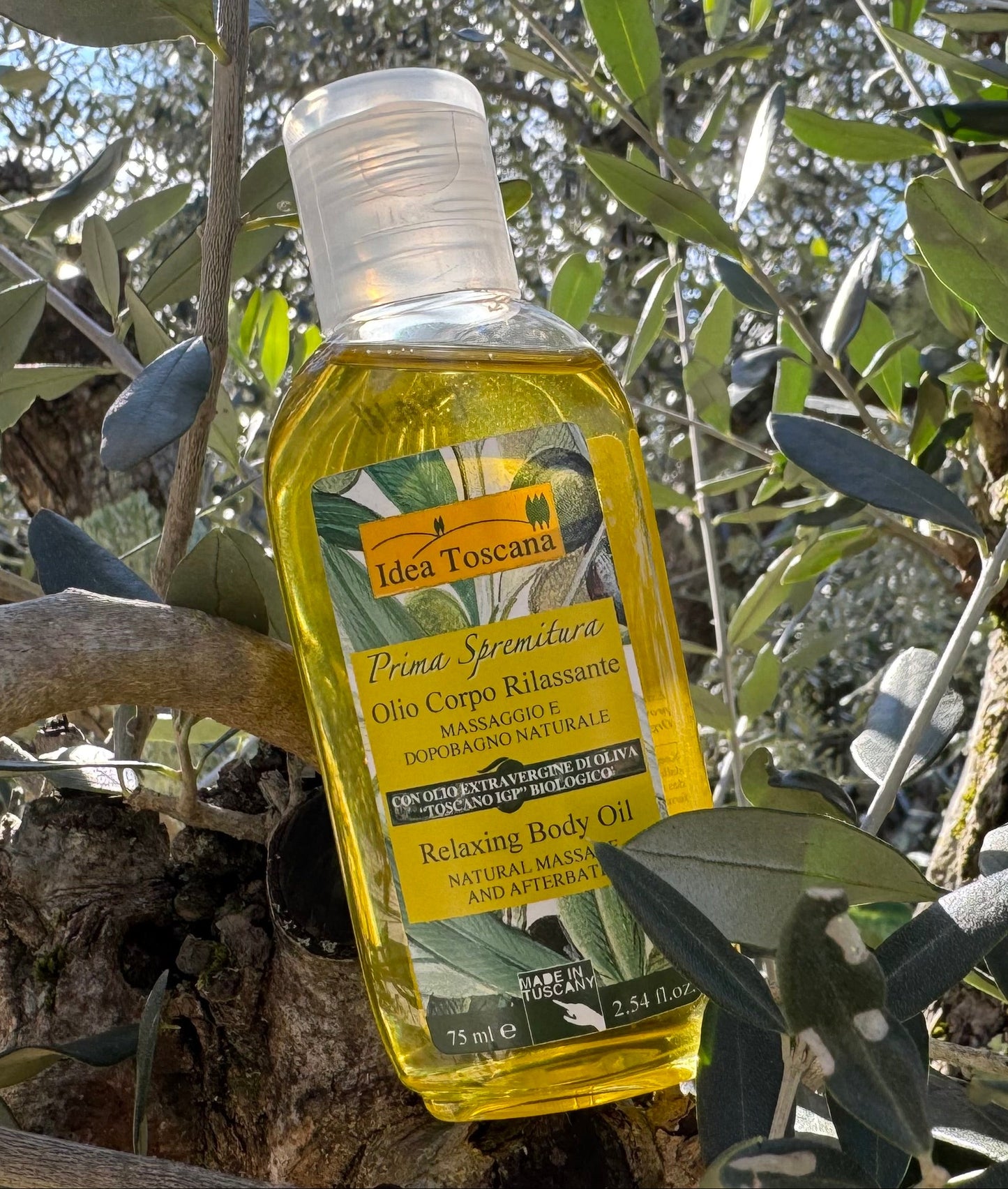 Olio Corpo Rilassante Prima Spremitura - Idea Toscana