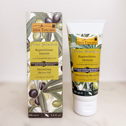 Bagnoschiuma Idratante Prima Spremitura 100ml - Idea Toscana