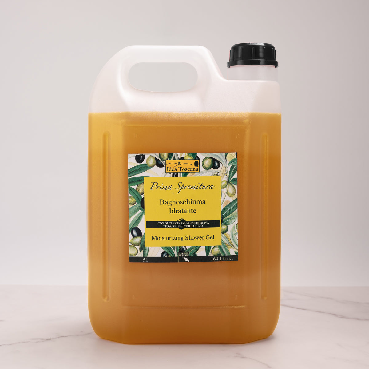 Prima Spremitura Feuchtigkeitsspendendes Duschgel, Nachfüllpackung 5 l – Idea Toscana