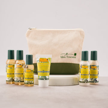 Pochette Idea Toscana – 6 Naturkosmetikprodukte mit EVO-Öl